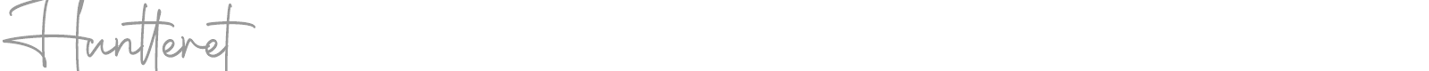 Huntteret font preview