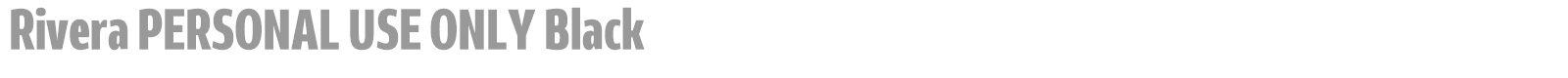 Rivera font preview