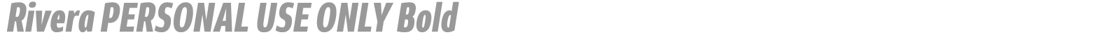 Rivera font preview