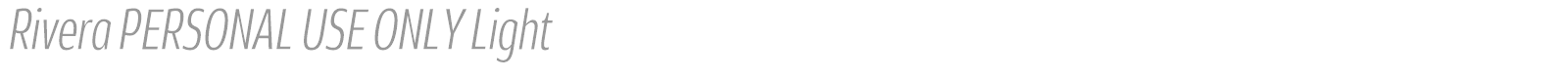 Rivera font preview