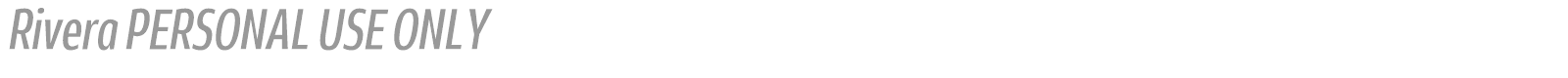 Rivera font preview