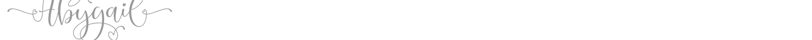 Abygail font preview