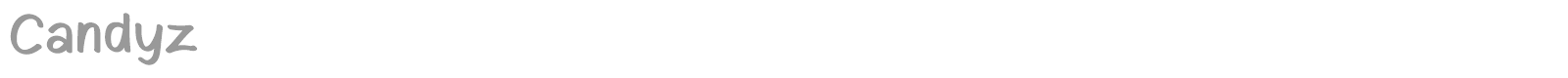 Candyz font preview