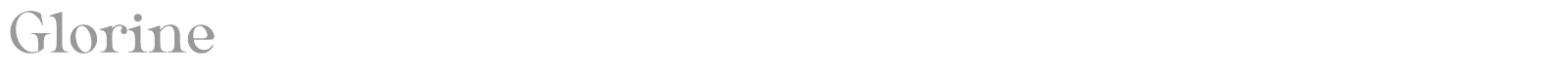 Glorine font preview