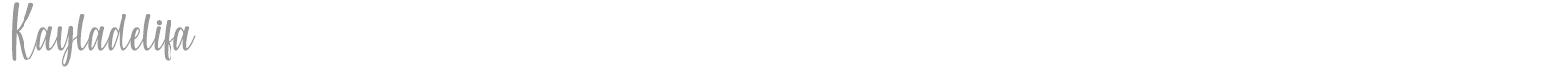 Kayladelifa font preview