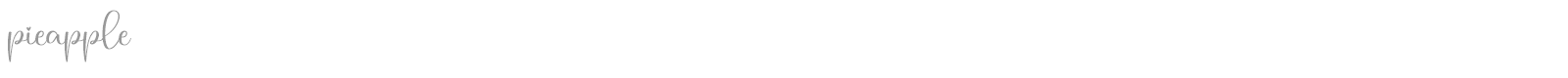 Pieapple font preview