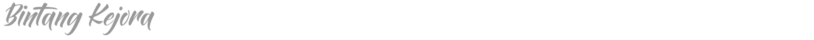 Bintang Kejora font preview