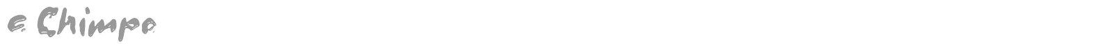 c Chimpo font preview