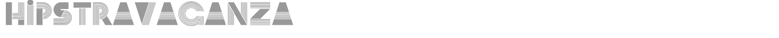 Hipstravaganza font preview