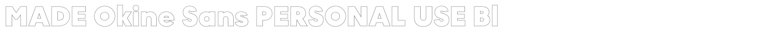 MADE Okine Sans font preview