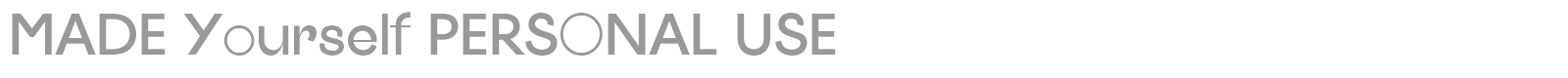 MADE Yourself font preview