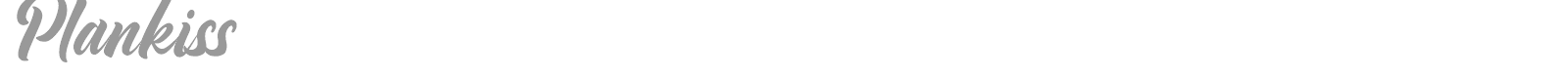 Plankiss font preview