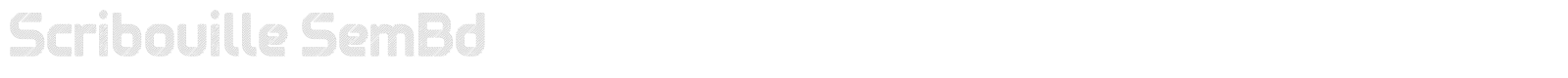 Scribouille font preview