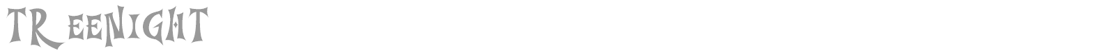 Tree Night font preview