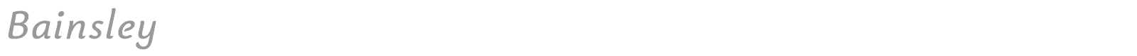 Bainsley font preview