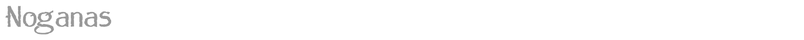 Noganas font preview