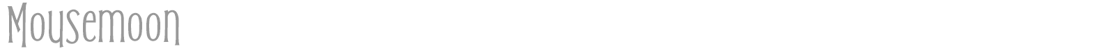 Mouse Moon font preview