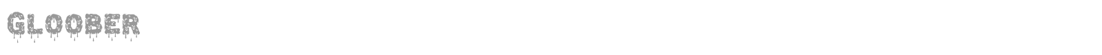 Gloober font preview