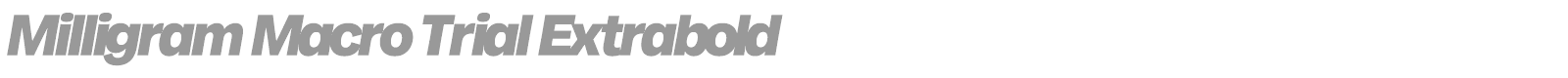 Milligram Macro font preview