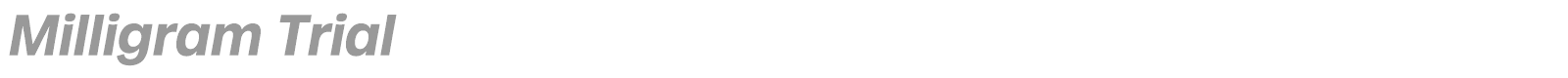 Milligram font preview