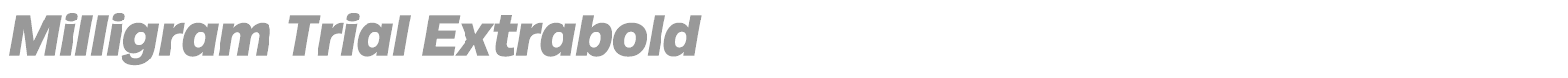 Milligram font preview