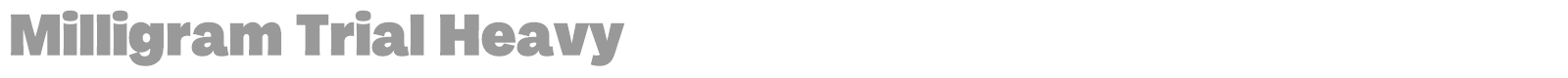 Milligram font preview