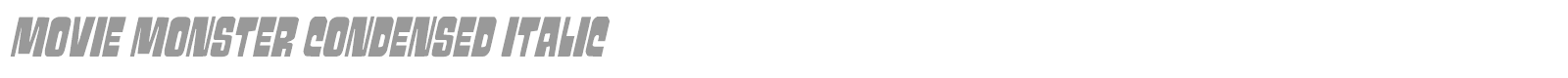 Movie Monster font preview