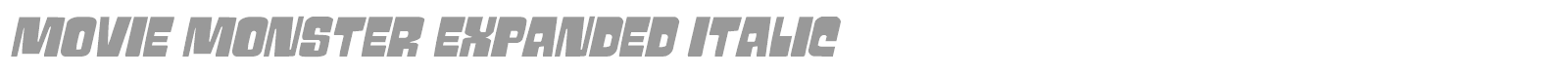 Movie Monster font preview