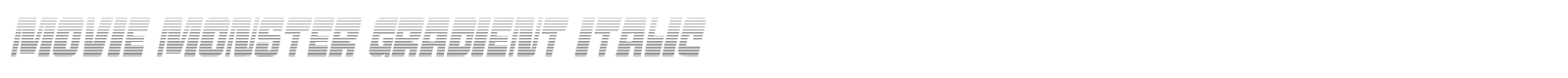 Movie Monster font preview