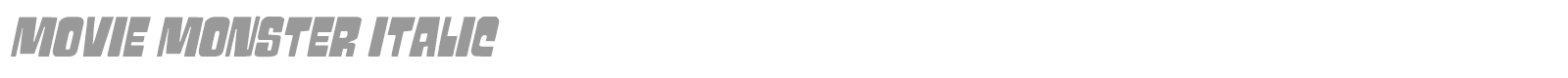 Movie Monster font preview
