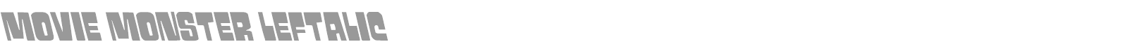 Movie Monster font preview