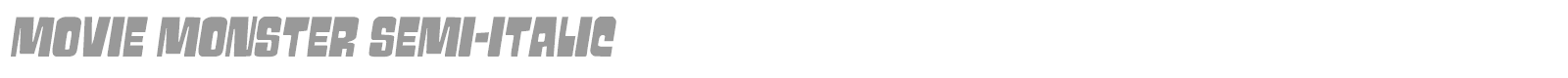 Movie Monster font preview