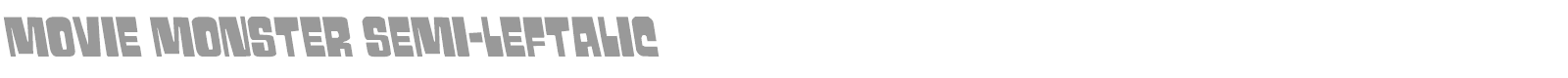 Movie Monster font preview