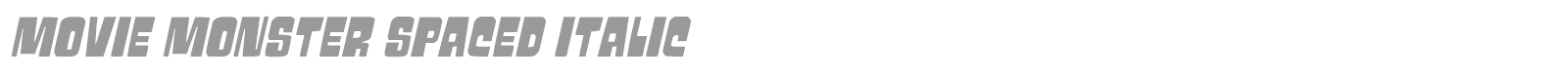 Movie Monster font preview