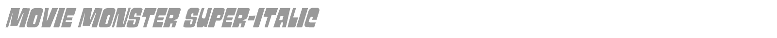 Movie Monster font preview