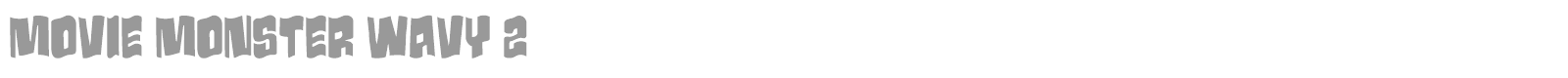 Movie Monster font preview