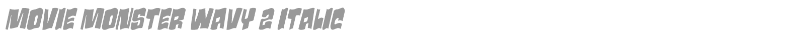 Movie Monster font preview