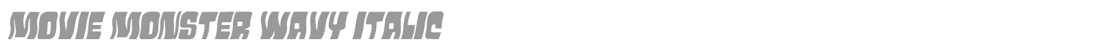 Movie Monster font preview