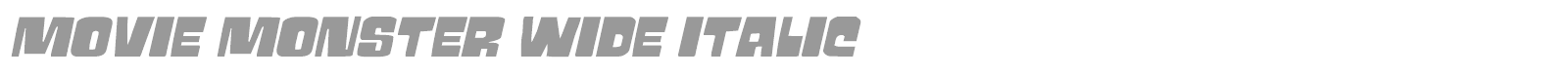 Movie Monster font preview