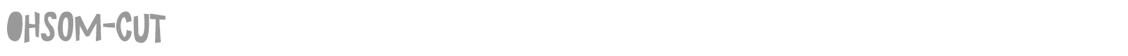 Ohsom Cut font preview