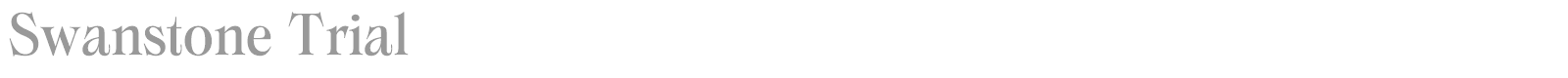 Swanstone font preview
