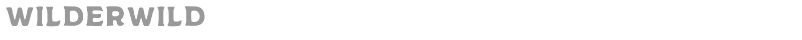 Wilder Wild font preview