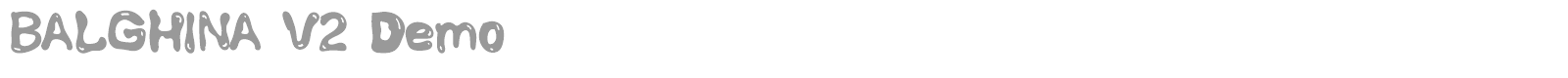 Balghina font preview
