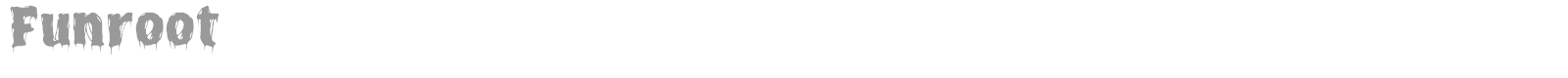Funroot font preview