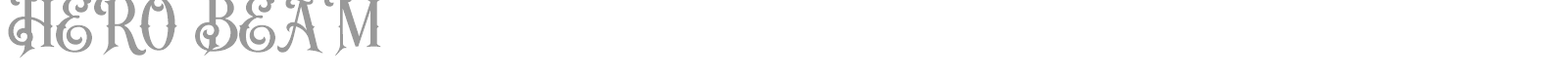Hero Beam font preview