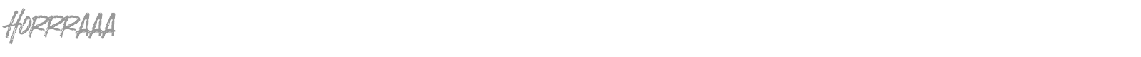Horrraaa font preview