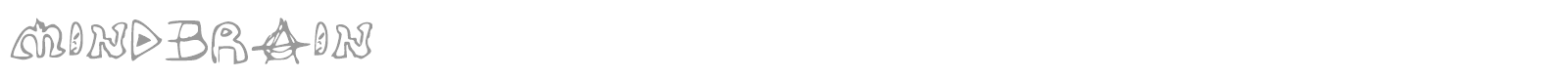 Mind Brain font preview