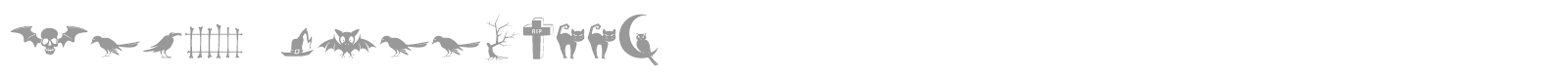 Alit Halloween font preview
