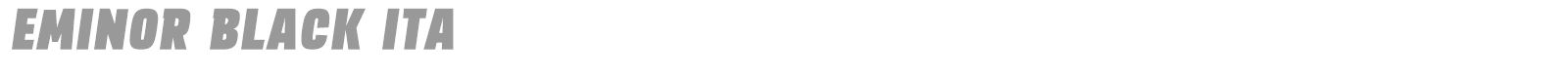 Eminor font preview