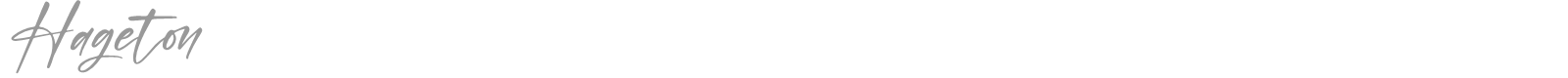 Hageton font preview